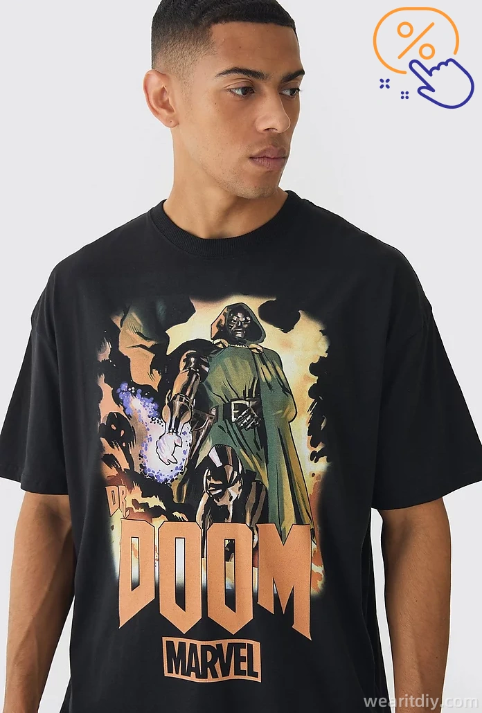 Marvel men t shirt banner