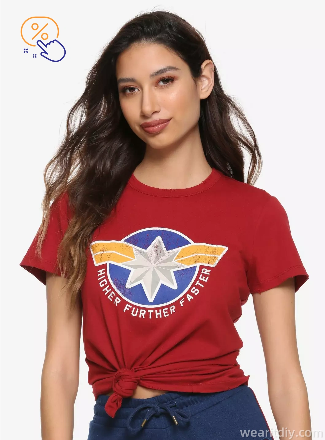 Marvel women t shirt banner